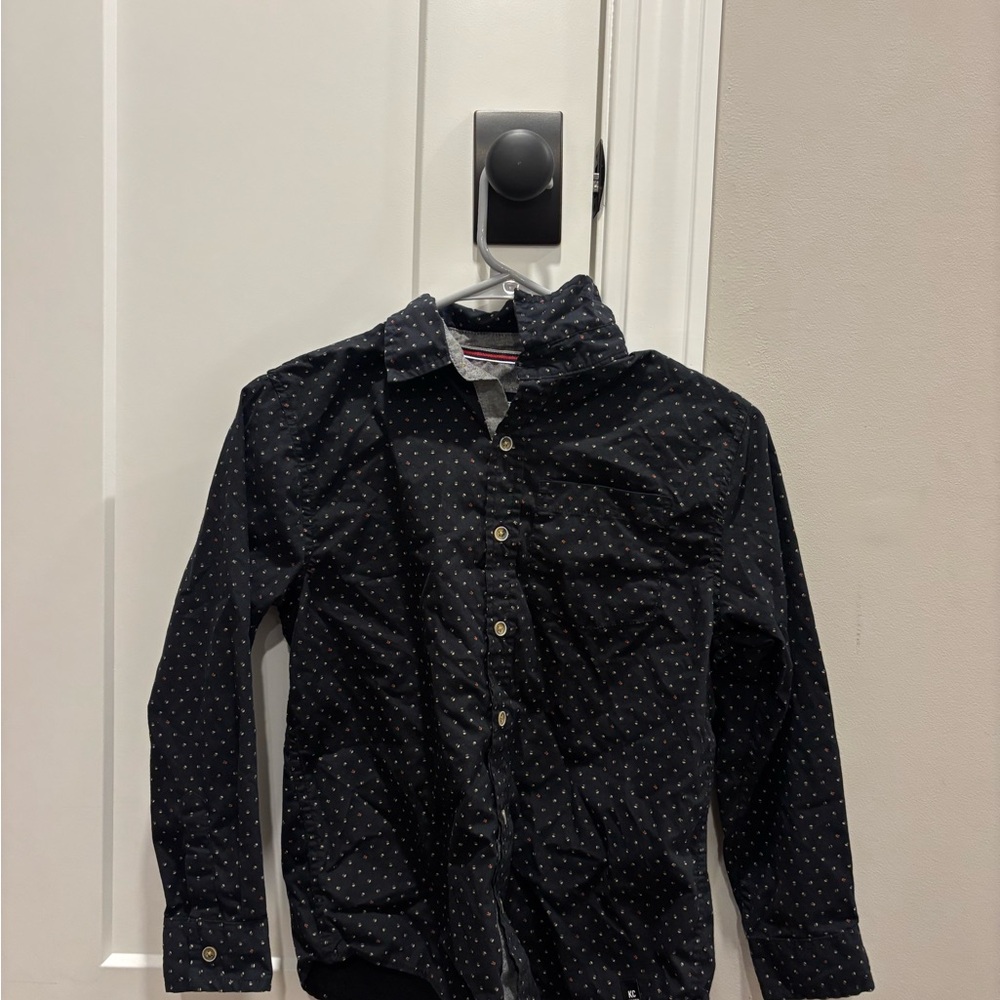 Kenneth Cole Gray and Black Shirt